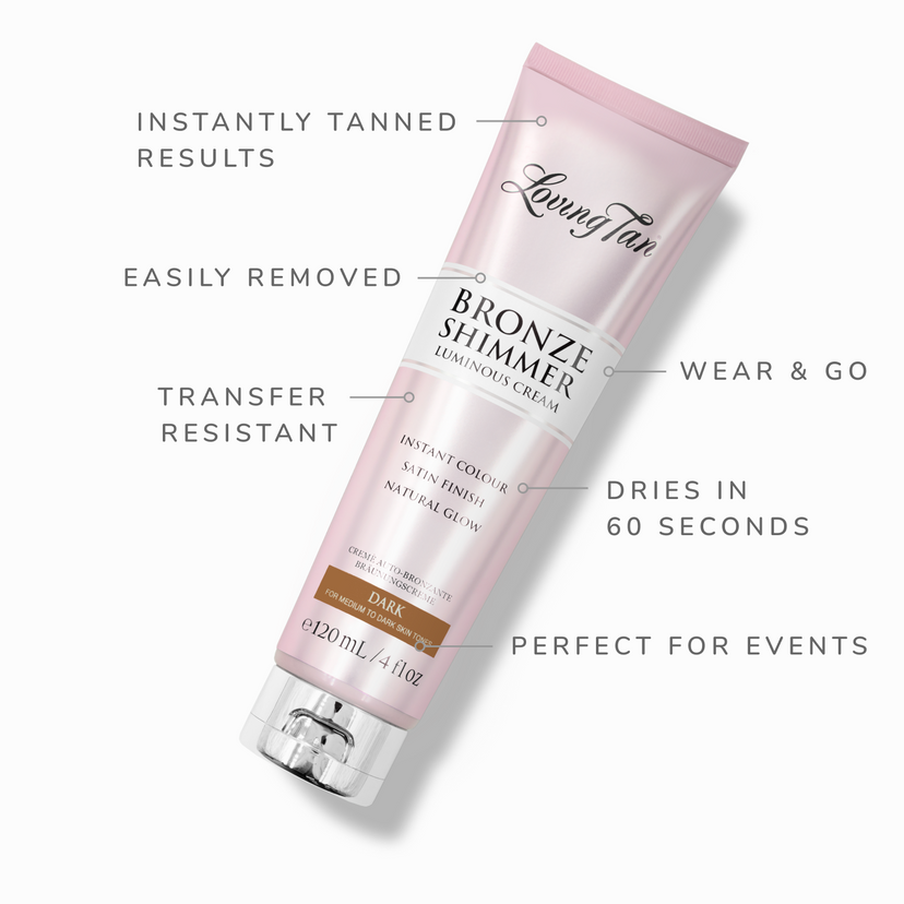 FAQ Banner of Bronze Shimmer Luminous Cream Dark