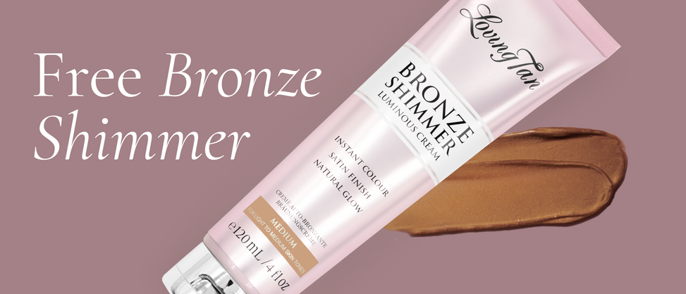 <span>LIMITED TIME ONLY</span><br>Free Bronze Shimmer